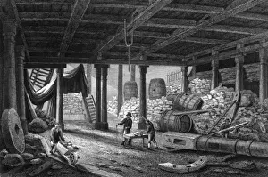 Historical Factory Images Prints: Factory Interior