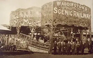 Fair Switchback Print, Hull Fair 1910 Waddingtons Scenic Railway