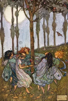 Fairies dance in a circle - Fairy Ring Fairies dance in a circle - Fairy Ring