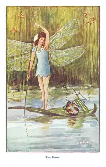 Constance Symonds' 1918 Print: Fairyland Scene