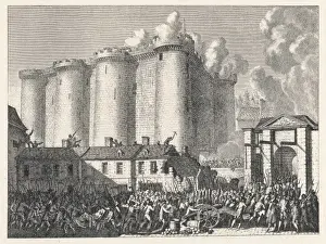 French Revolution Events Prints: Fall of the Bastille