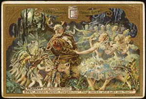 Falstaff in Windsor Forest Print: Enchanted Landscape