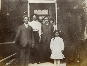 Family group on holiday, Southwold, Suffolk Family group on holiday, Southwold, Suffolk