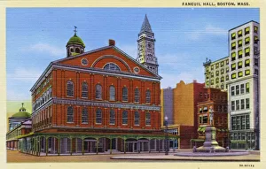 Faneuil Hall, Custom House - Boston, Massachusetts Faneuil Hall, Custom House - Boston, Massachusetts