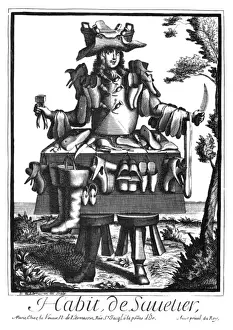 Circa 1700 Fantasy Shoemaker Print