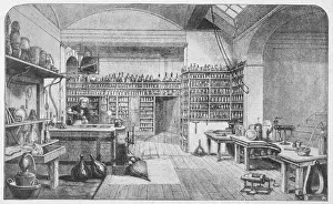 19th Century Science History Prints: FARADAY (1791 - 1867)