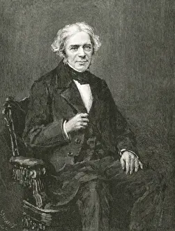 English Scientist History Prints: Faraday / Schladitz