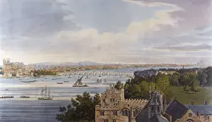 Old London Bridge Images Prints: Farington / From Lambeth