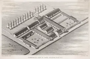 Britain Farming History Prints: Farm Steading