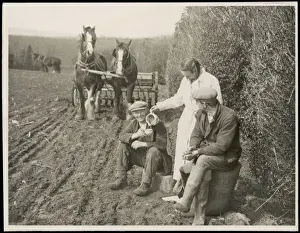 Rural Farming Life Prints: Farmworkers Break