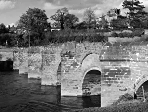 Old Bridges In England Prints: Farndon Bridge