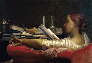 FARUFFINI, Federico (1831-1879). The Reader FARUFFINI, Federico (1831-1879). The Reader