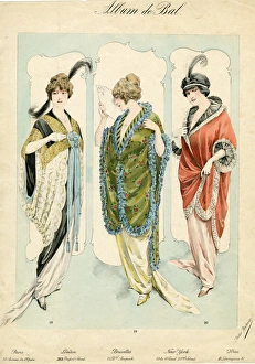 Fashion plate, Album de Bal, Atelier Bachwitz Fashion plate, Album de Bal, Atelier Bachwitz