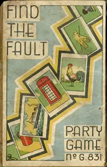 Find The Fault Card Game Prints: Find the Fault card outer wrapper