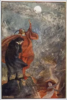 German Folklore Art Prints: Faust / On the Brocken