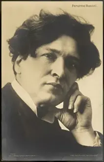 Italian Artist Prints: Fb Busoni / Full Face