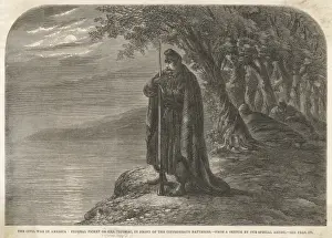 19th Century Warfare Prints: Federal Sentinel