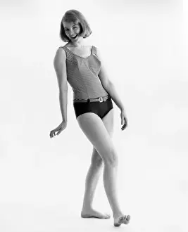 Woman In Swimsuit Prints: Female Model