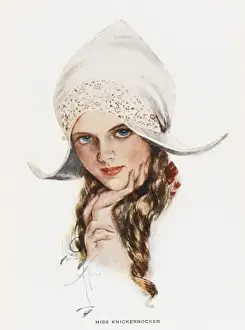 Female Type / Knickerbock Miss Knickerbocker Print