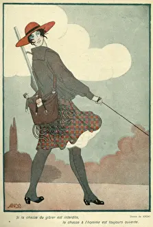 Female Type / Predatory Woman Print, 1917