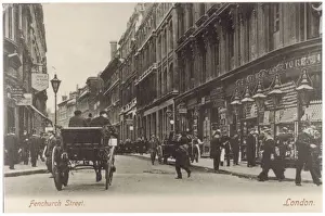 Vintage Railway Scene Prints: Fenchurch Street C1905