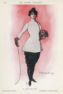 Fencing Prints: The Fencing Female Print 1907