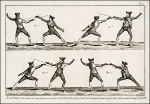 Fencing Prints: Fencing Positions Instruction Print