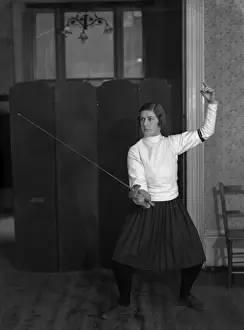 Historical Fencing Images Prints: Fencing School
