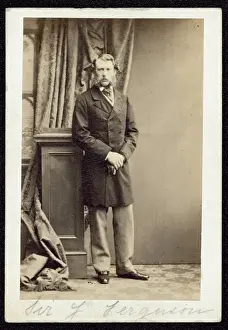 Prints of SIR JAMES FERGUSSON, 6th Baronet of Kilkerran Soldier and Governor of Bombay Colonial History Prints: Fergusson / Silvy Print of Sir James Fergusson, 6th Baronet