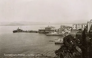 The Ferry Port at Prinkipo - Constantinople, Turkey The Ferry Port at Prinkipo - Constantinople, Turkey