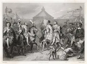 HenryVIII Prints: Field of the Cloth of Gold Print