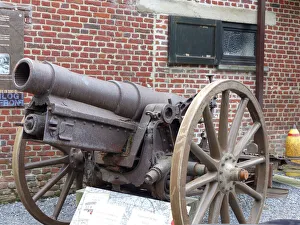 Field Gun outside the TJaegershof Restaurant Field Gun outside the TJaegershof Restaurant
