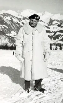 Field Marshal Bernard Law Montgomery in Gstaad Field Marshal Bernard Law Montgomery in Gstaad