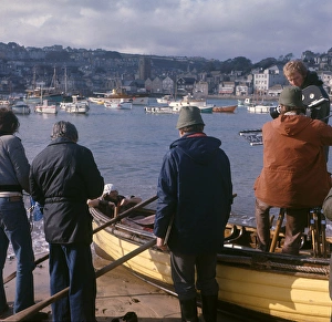 Filming The Goodies TV show, St Ives, Cornwall Filming The Goodies TV show, St Ives, Cornwall