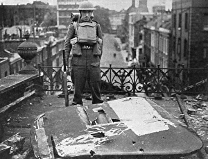 Fin of a Dornier which was brough in down Victoria Station Fin of a Dornier which was brough in down Victoria Station