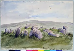 James Moore Watercolour Artist Prints: Fin MacCools Grave