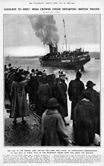 Final evacuation of British troops from Ireland, 1922 Final evacuation of British troops from Ireland, 1922