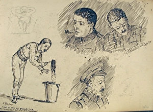 Fine blend of swab tea discovered after breakfast - WWI Fine blend of swab tea discovered after breakfast - WWI