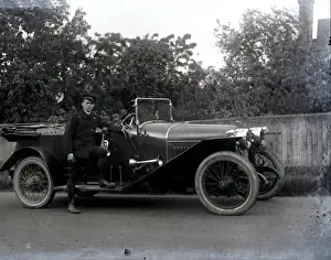 Historical Motoring Scene Prints: Fine large tourer