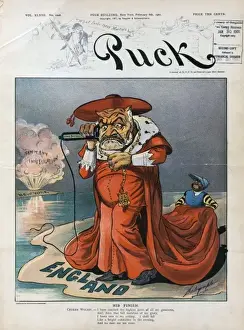 Tammany Tiger's Finish: 1901 Print of Richard Croker