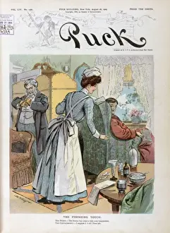 Puck Magazine Cartoons Online Prints: The finishing touch