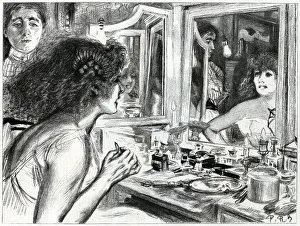 Finishing Touches - Madame Sarah Bernhardt in Dressing Room Finishing Touches - Madame Sarah Bernhardt in Dressing Room