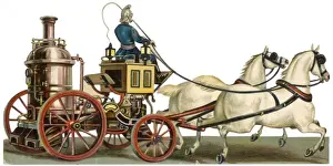 Horse Drawn Fire Engine Prints: Fire Engine