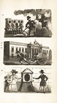 Fire-Engine, Drawing Goods on a Truck, East India Fire-Engine, Drawing Goods on a Truck, East India