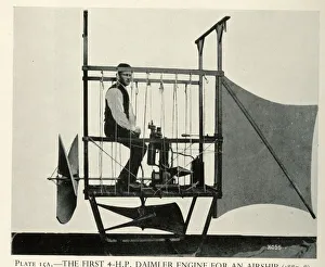 First 4 HP Daimler engine for an airship First 4 HP Daimler engine for an airship