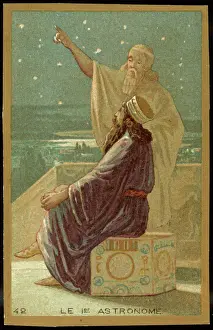 Space Exploration Prints: Print of Early Astronomy