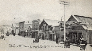 First Avenue, Fairbanks, Alaska, USA First Avenue, Fairbanks, Alaska, USA