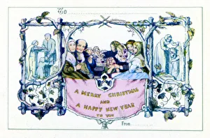 First Christmas Card by Sir Henry Cole and John Horsley First Christmas Card by Sir Henry Cole and John Horsley