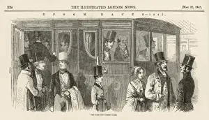 Luxury Train Interior Design Prints: First Class Carriage