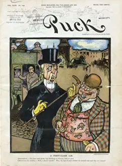 London Street Scenes 1900s Prints: A first-class lie